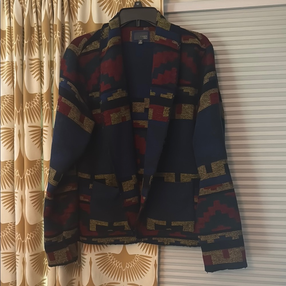 Forever 21 Multicolor Patterned Blazer - image 1